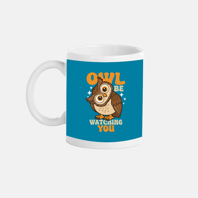 Owl Be Watching You-None-Mug-Drinkware-Boggs Nicolas