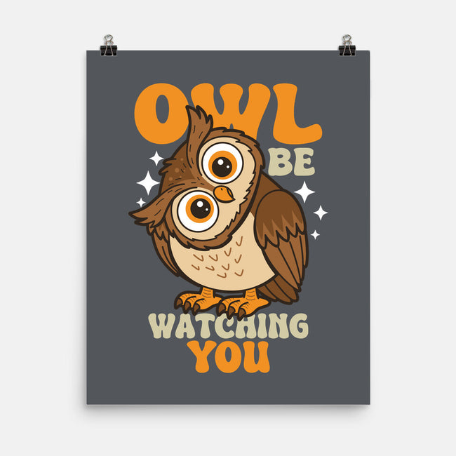 Owl Be Watching You-None-Matte-Poster-Boggs Nicolas