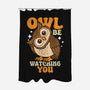 Owl Be Watching You-None-Polyester-Shower Curtain-Boggs Nicolas