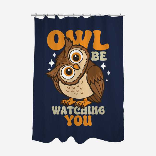 Owl Be Watching You-None-Polyester-Shower Curtain-Boggs Nicolas