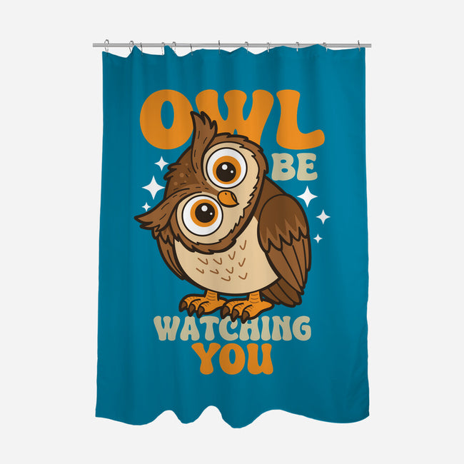 Owl Be Watching You-None-Polyester-Shower Curtain-Boggs Nicolas