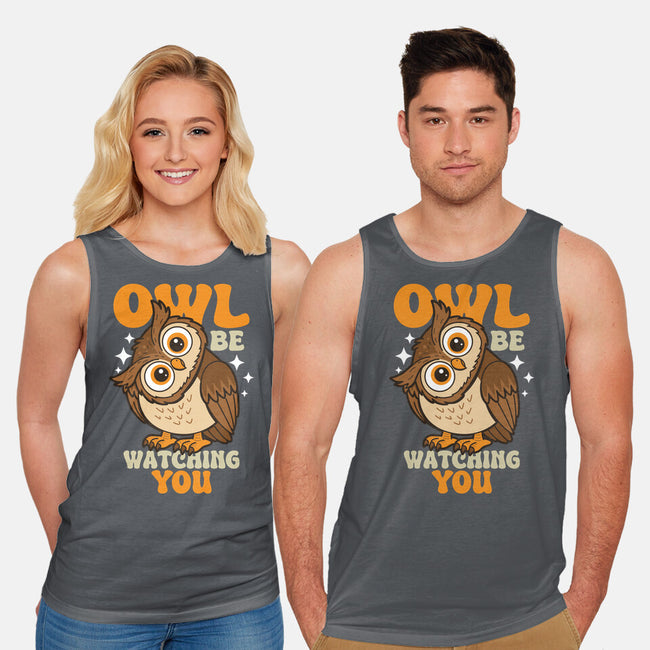 Owl Be Watching You-Unisex-Basic-Tank-Boggs Nicolas
