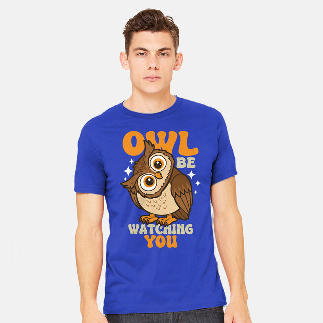 Owl Be Watching You-Mens-Heavyweight-Tee-Boggs Nicolas