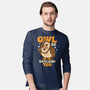 Owl Be Watching You-Mens-Long Sleeved-Tee-Boggs Nicolas