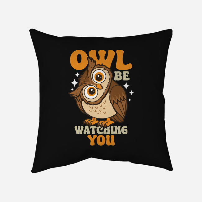 Owl Be Watching You-None-Removable Cover w Insert-Throw Pillow-Boggs Nicolas