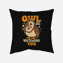 Owl Be Watching You-None-Removable Cover w Insert-Throw Pillow-Boggs Nicolas