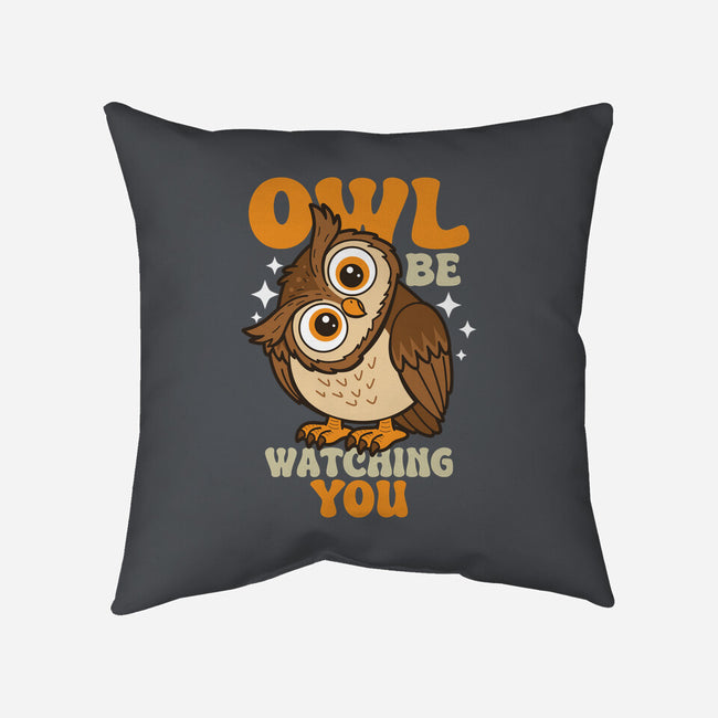 Owl Be Watching You-None-Removable Cover w Insert-Throw Pillow-Boggs Nicolas