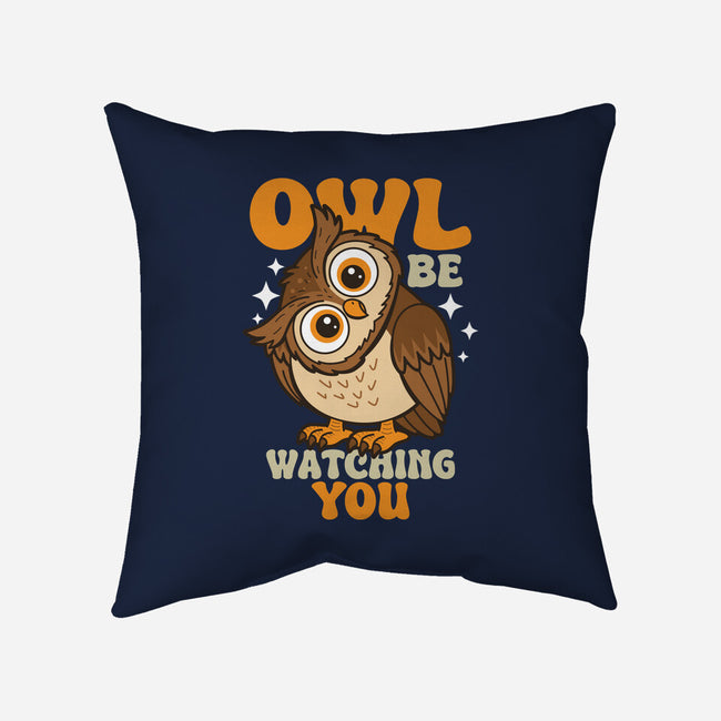 Owl Be Watching You-None-Removable Cover w Insert-Throw Pillow-Boggs Nicolas