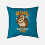 Owl Be Watching You-None-Removable Cover w Insert-Throw Pillow-Boggs Nicolas