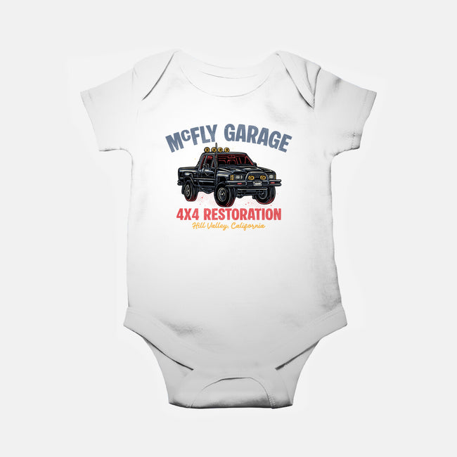 McFly Garage-Baby-Basic-Onesie-glitchygorilla