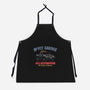 McFly Garage-Unisex-Kitchen-Apron-glitchygorilla
