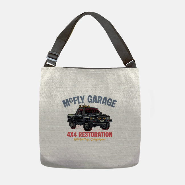 McFly Garage-None-Adjustable Tote-Bag-glitchygorilla