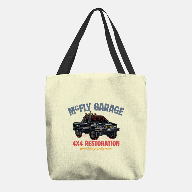 McFly Garage-None-Basic Tote-Bag-glitchygorilla