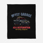 McFly Garage-None-Fleece-Blanket-glitchygorilla