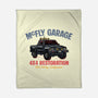 McFly Garage-None-Fleece-Blanket-glitchygorilla