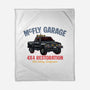 McFly Garage-None-Fleece-Blanket-glitchygorilla