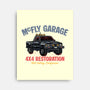 McFly Garage-None-Stretched-Canvas-glitchygorilla