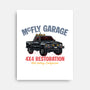 McFly Garage-None-Stretched-Canvas-glitchygorilla