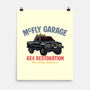 McFly Garage-None-Matte-Poster-glitchygorilla