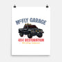 McFly Garage-None-Matte-Poster-glitchygorilla