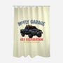 McFly Garage-None-Polyester-Shower Curtain-glitchygorilla