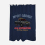 McFly Garage-None-Polyester-Shower Curtain-glitchygorilla