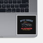 McFly Garage-None-Glossy-Sticker-glitchygorilla