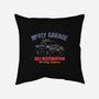 McFly Garage-None-Removable Cover w Insert-Throw Pillow-glitchygorilla