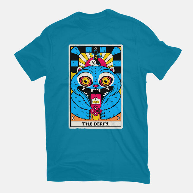 Derpy Tarot Card-Mens-Basic-Tee-rocketman_art