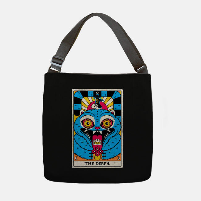 Derpy Tarot Card-None-Adjustable Tote-Bag-rocketman_art