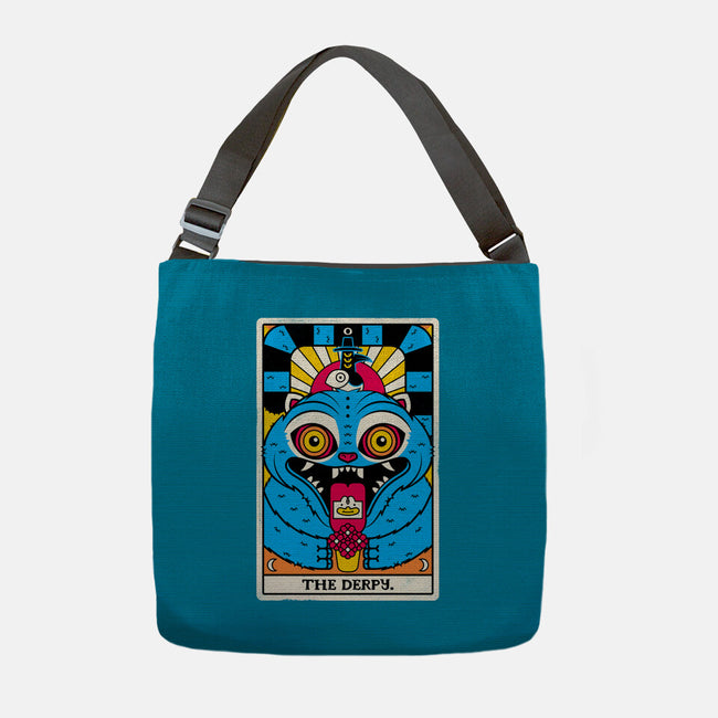 Derpy Tarot Card-None-Adjustable Tote-Bag-rocketman_art