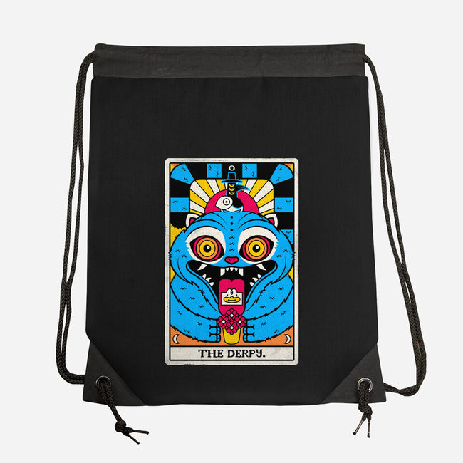 Derpy Tarot Card-None-Drawstring-Bag-rocketman_art