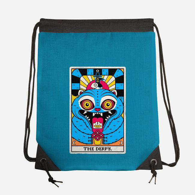 Derpy Tarot Card-None-Drawstring-Bag-rocketman_art