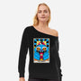 Derpy Tarot Card-Womens-Off Shoulder-Sweatshirt-rocketman_art