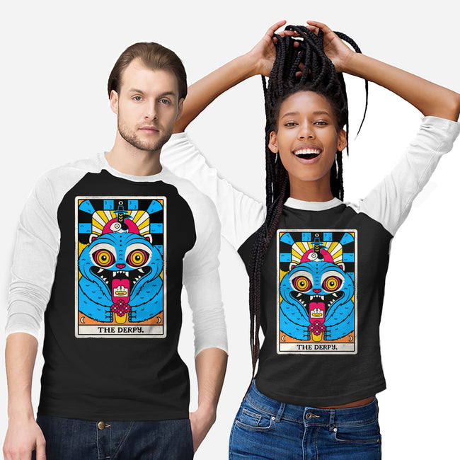 Derpy Tarot Card-Unisex-Baseball-Tee-rocketman_art