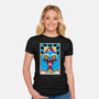 Derpy Tarot Card-Womens-Fitted-Tee-rocketman_art