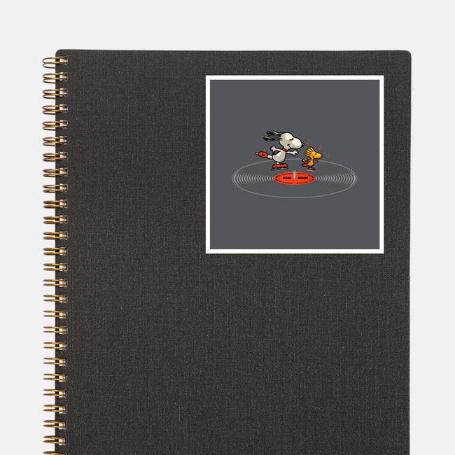 Beagle Records-None-Glossy-Sticker-erion_designs