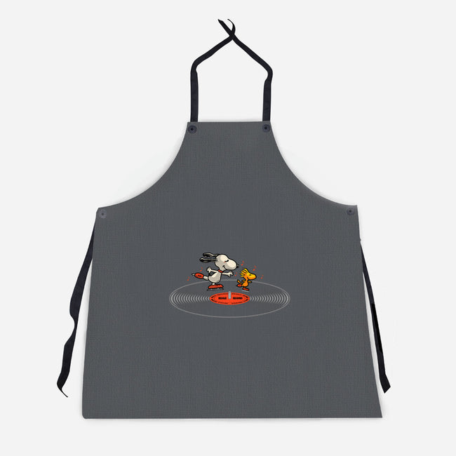 Beagle Records-Unisex-Kitchen-Apron-erion_designs
