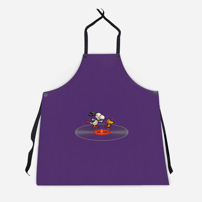 Beagle Records-Unisex-Kitchen-Apron-erion_designs