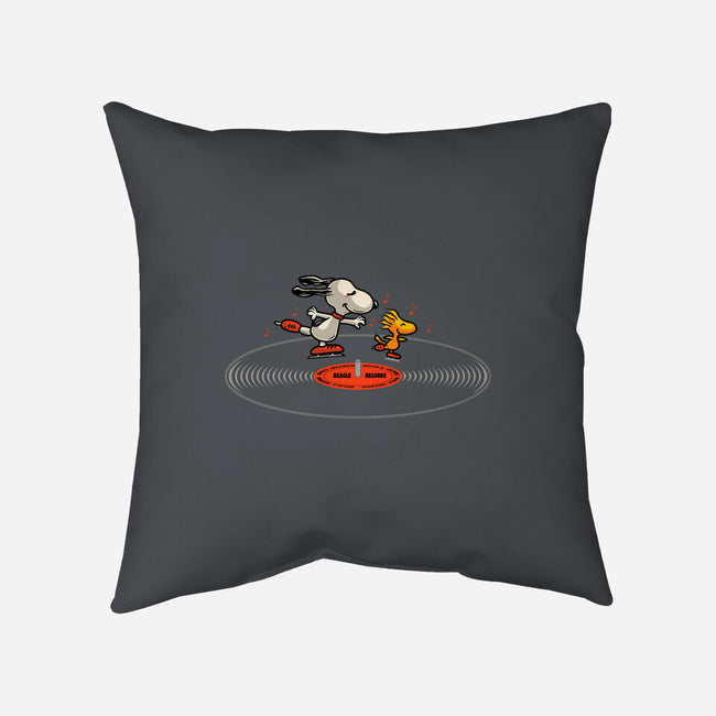 Beagle Records-None-Removable Cover w Insert-Throw Pillow-erion_designs