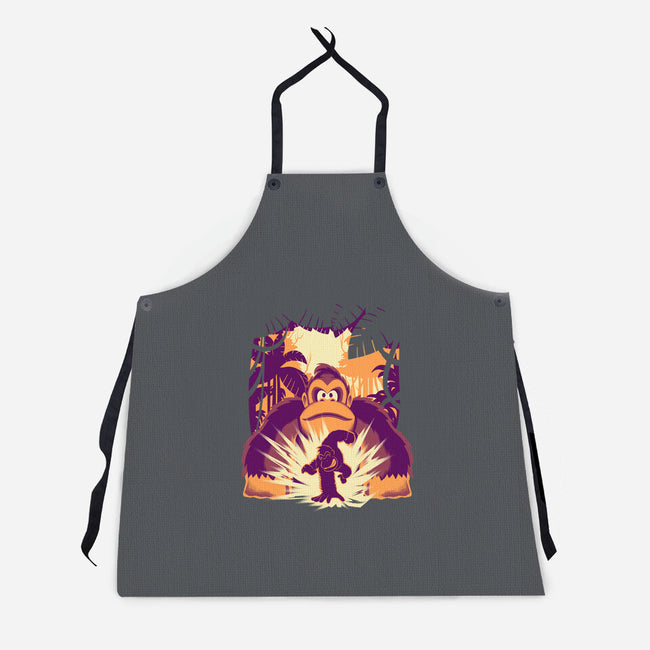 Banana Mayhem-Unisex-Kitchen-Apron-rmatix