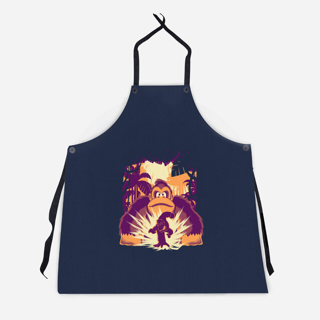 Banana Mayhem-Unisex-Kitchen-Apron-rmatix