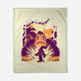 Banana Mayhem-None-Fleece-Blanket-rmatix