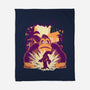 Banana Mayhem-None-Fleece-Blanket-rmatix