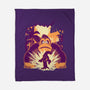 Banana Mayhem-None-Fleece-Blanket-rmatix