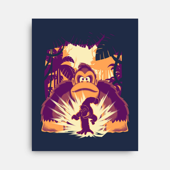 Banana Mayhem-None-Stretched-Canvas-rmatix