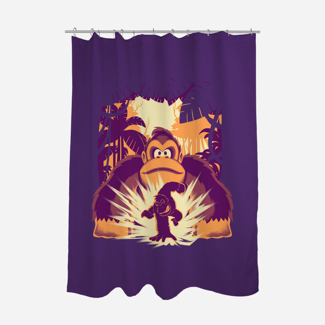 Banana Mayhem-None-Polyester-Shower Curtain-rmatix