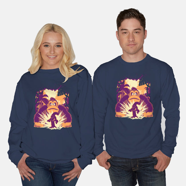 Banana Mayhem-Unisex-Crew Neck-Sweatshirt-rmatix
