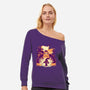 Banana Mayhem-Womens-Off Shoulder-Sweatshirt-rmatix