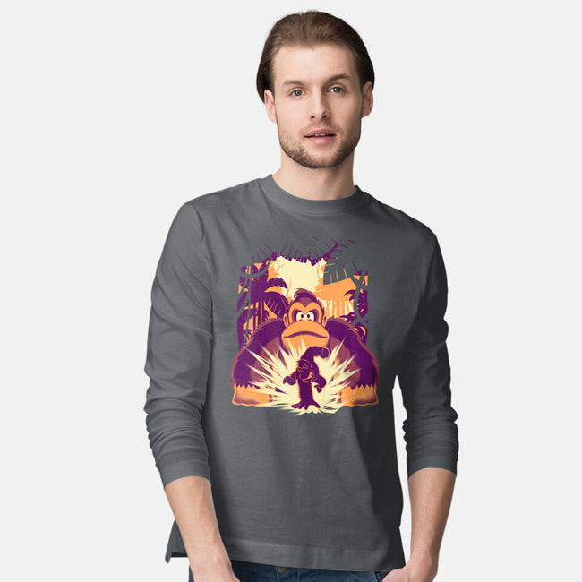 Banana Mayhem-Mens-Long Sleeved-Tee-rmatix